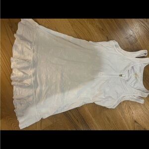 Lilly Pulitzer White tennis athletic luxletic embroidered racket medium Dress